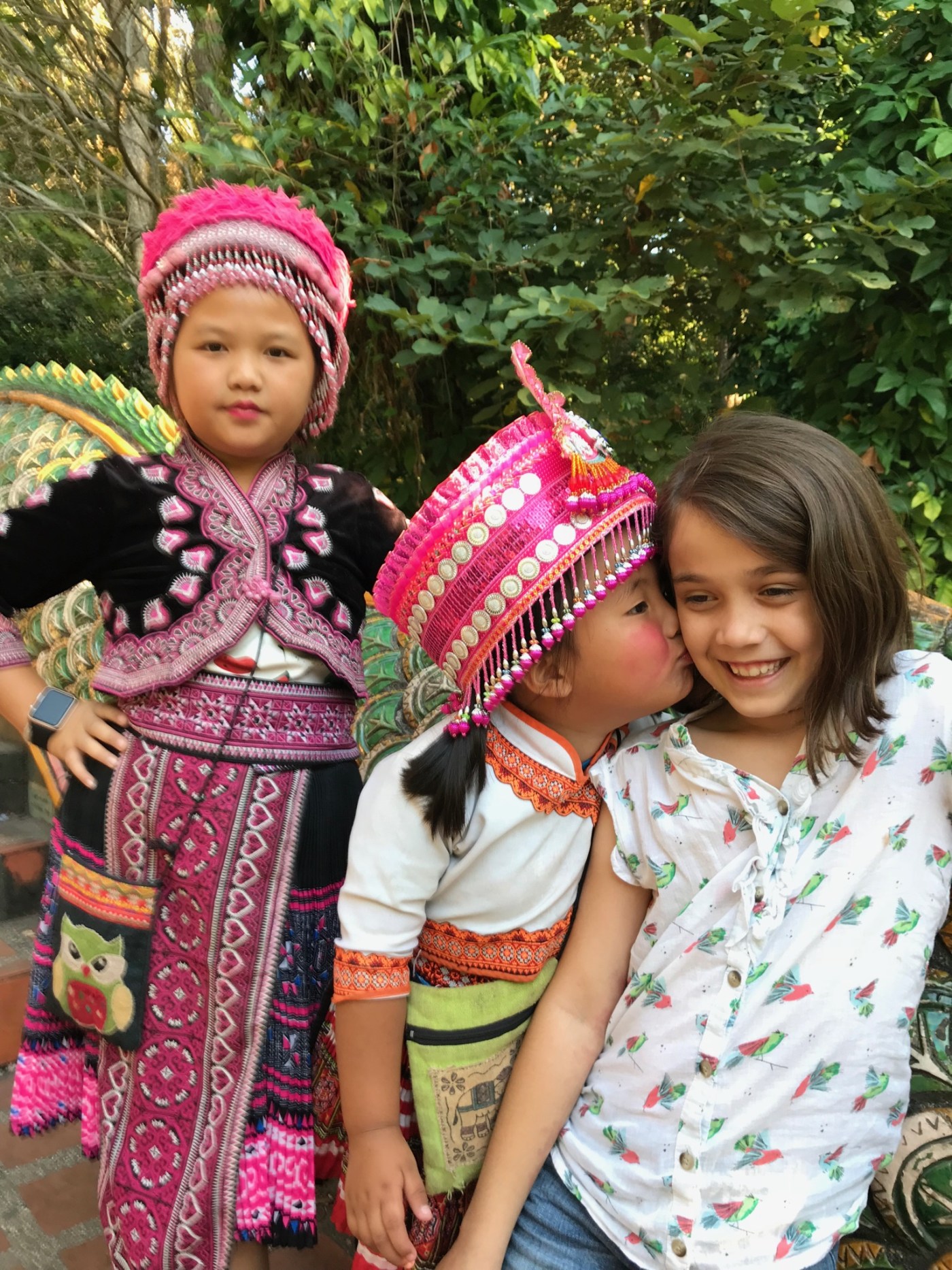 children learn and experience different cultures while traveling