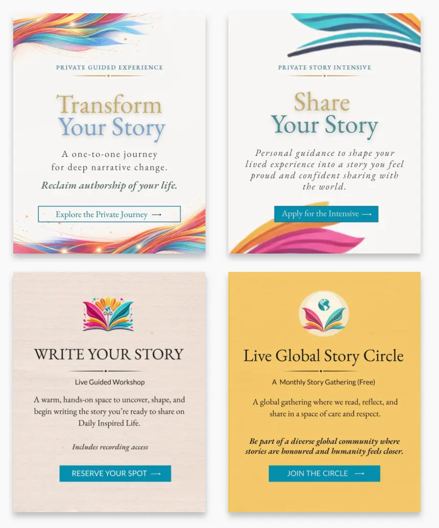 Picture of the journeys and experiences offered by Daily Inspired Life.
