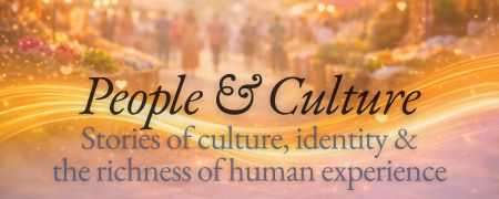 Colourful outdoor cultural gathering representing stories about culture, traditions and diverse human experiences.