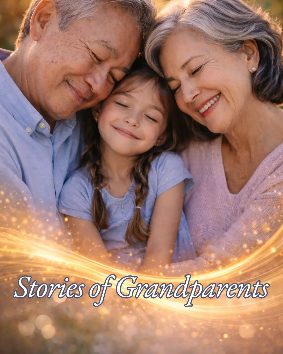 Grandparent spending time with grandchild representing real-life stories about grandparents, wisdom and family connection.