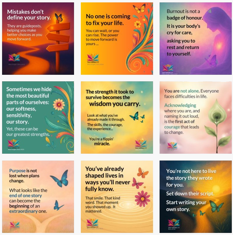 Tile of the Wise Insights shared on Daily Inspired Life