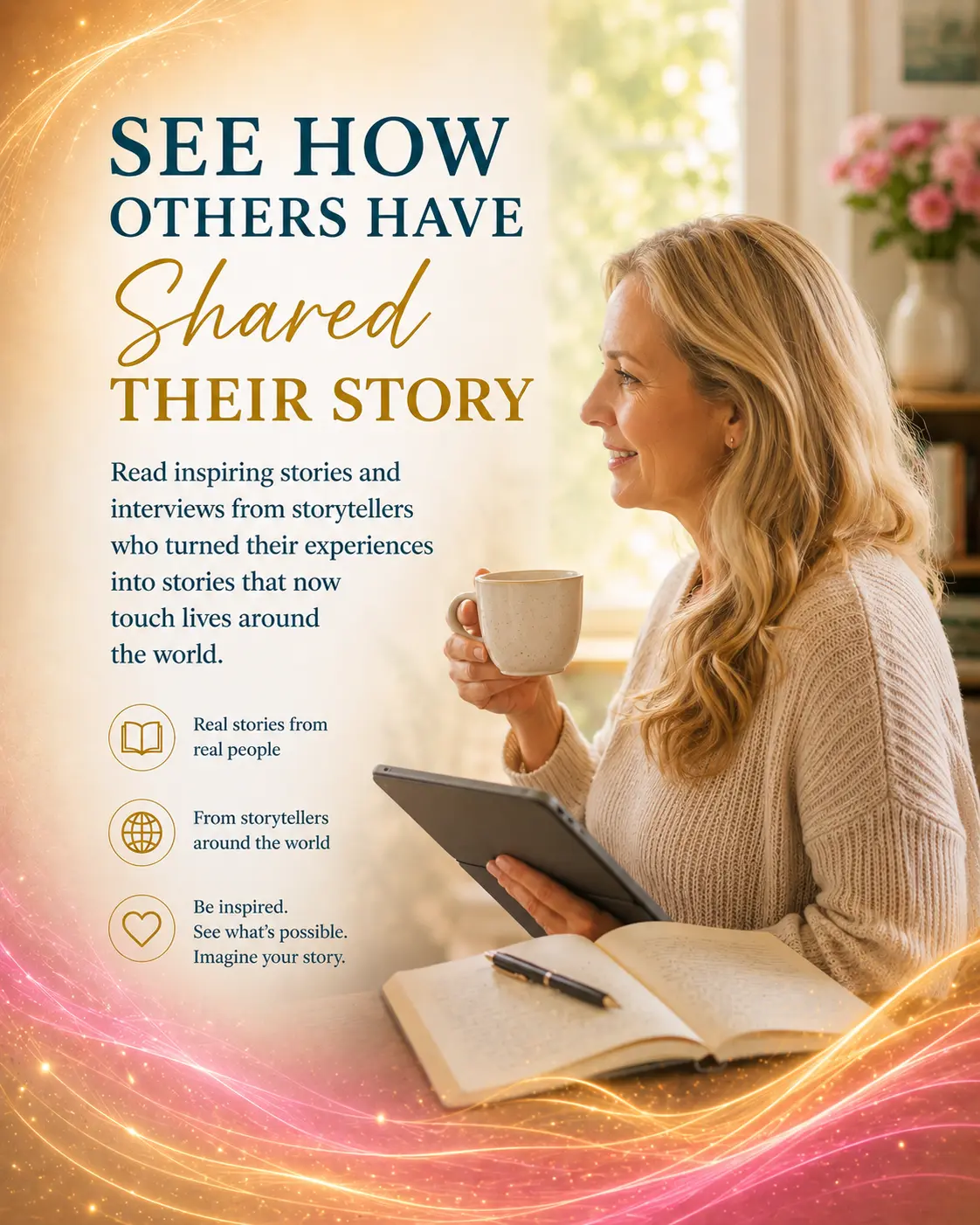 Inspirational interviews of people who have shared their story with Daily Inspired Life