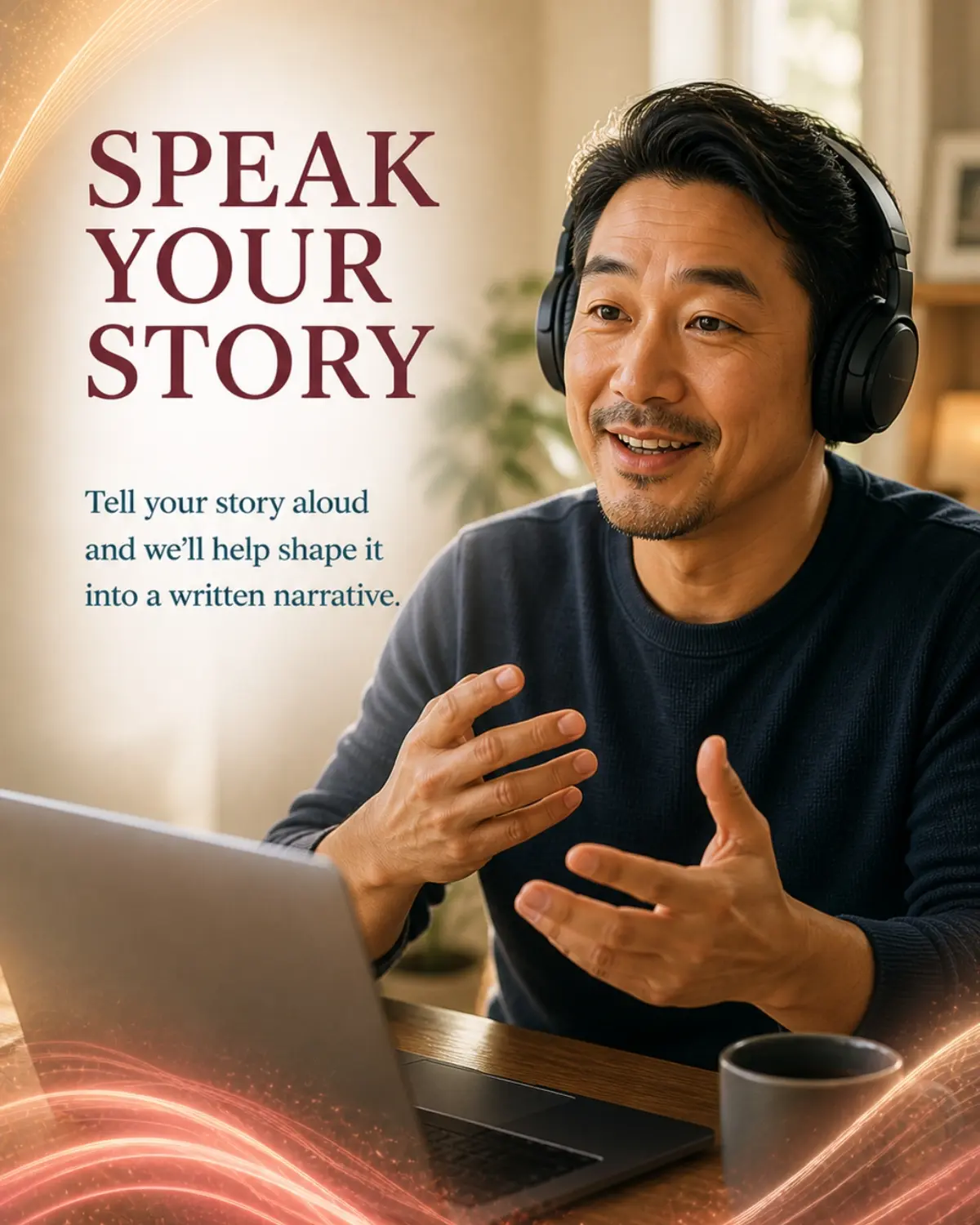 Picture of a person speaking their story to life - Daily Inspired Life